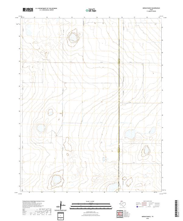 Moran Ranch topographic map thumbnail