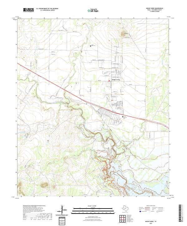 Mount Nebo topographic map thumbnail