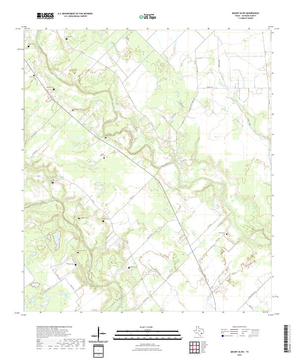 Mount Olive topographic map thumbnail
