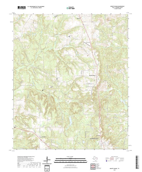 Mount Selman 2022 topographic map thumbnail