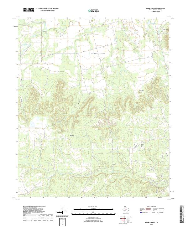 Mountain Pass 2022 topographic map thumbnail