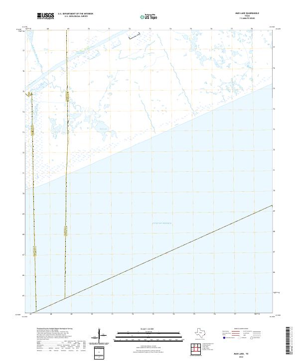 Mud Lake 2022 topographic map thumbnail