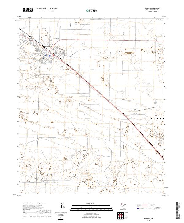 Muleshoe topographic map thumbnail