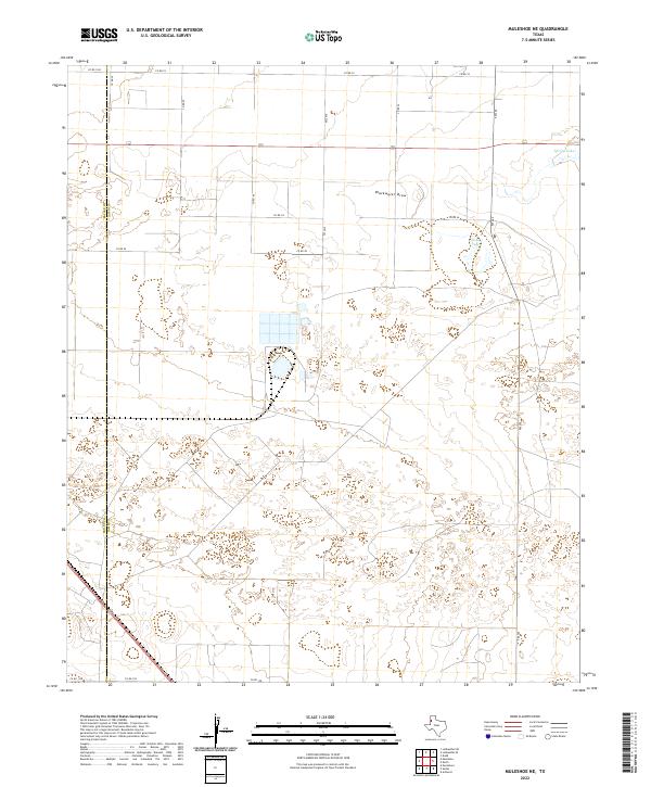Muleshoe NE 2022 topographic map thumbnail