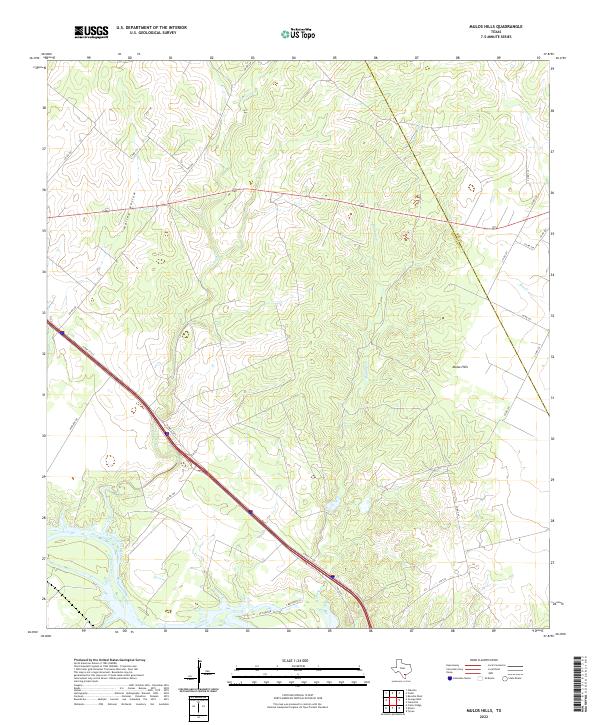 Mulos Hills topographic map thumbnail