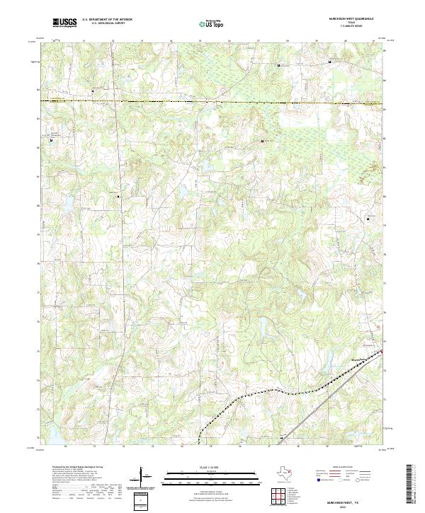 Murchison West topographic map thumbnail