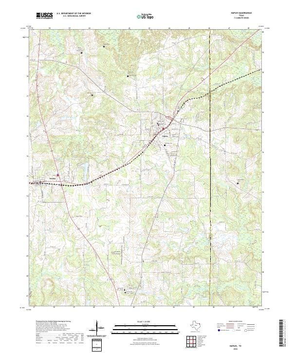 Naples topographic map thumbnail