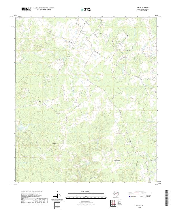 Naruna topographic map thumbnail