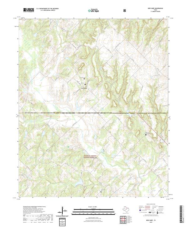 New Harp 2022 topographic map thumbnail