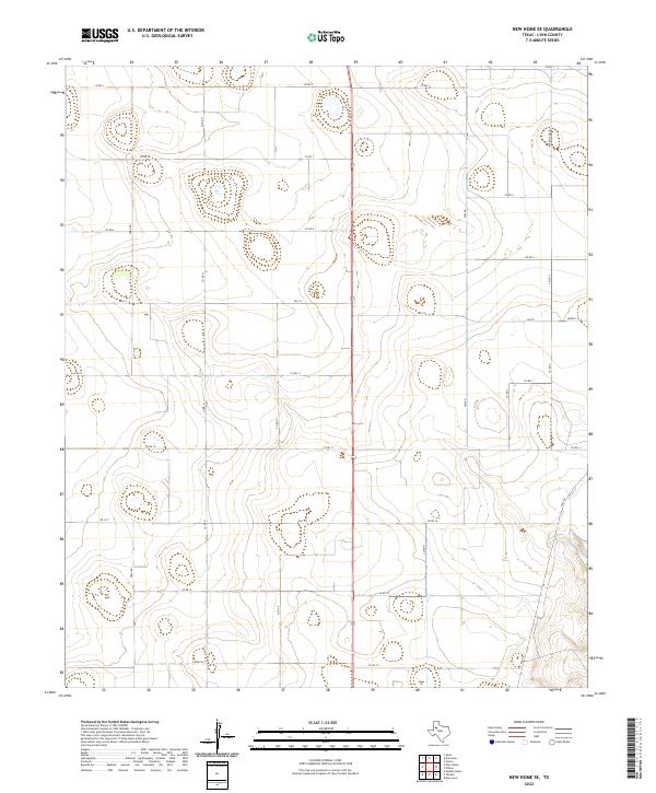 New Home SE 2022 topographic map thumbnail