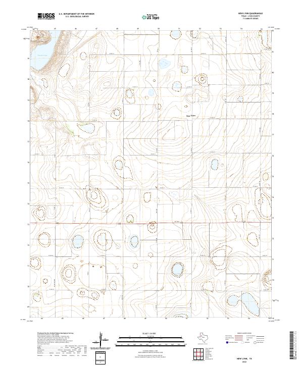 New Lynn 2022 topographic map thumbnail