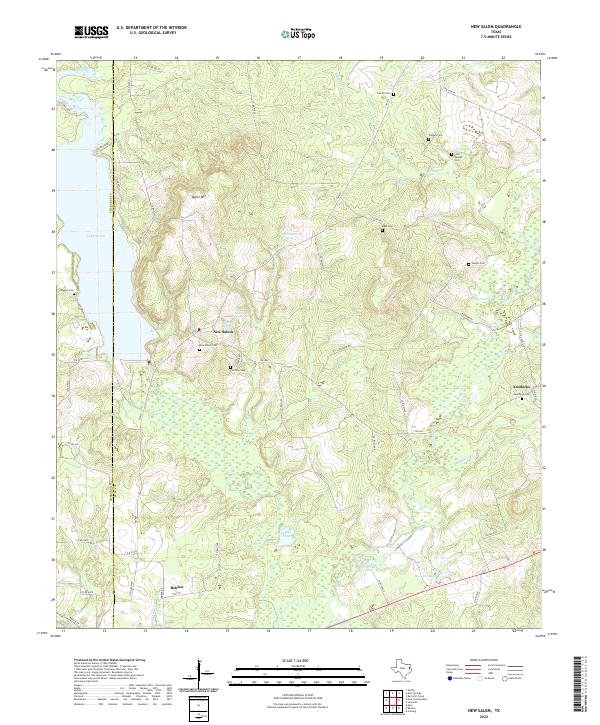 New Salem topographic map thumbnail