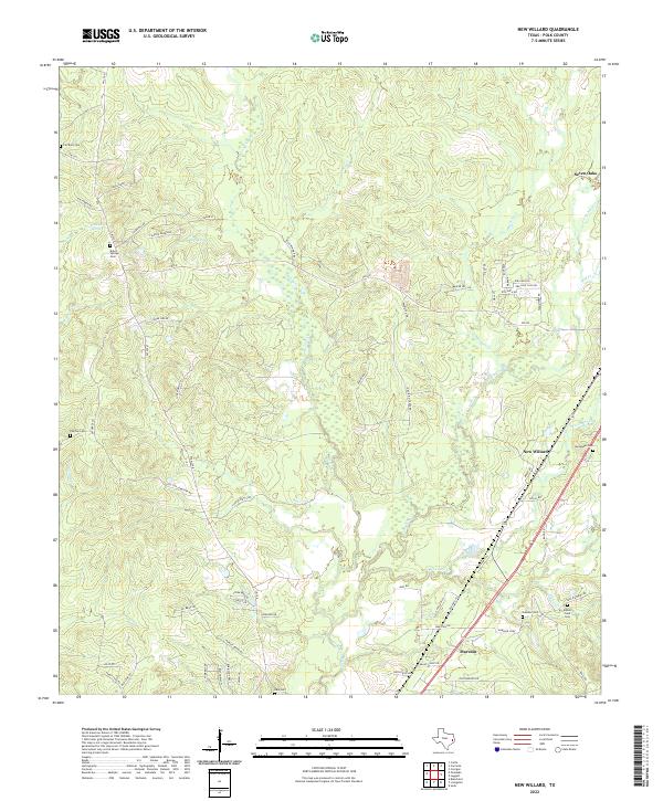 New Willard topographic map thumbnail