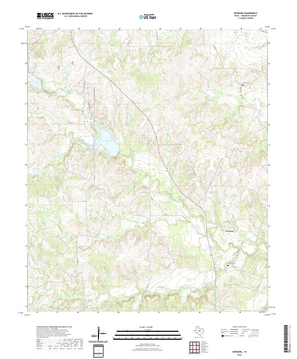 Newburg topographic map thumbnail