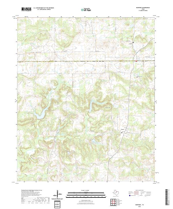 Newport topographic map thumbnail