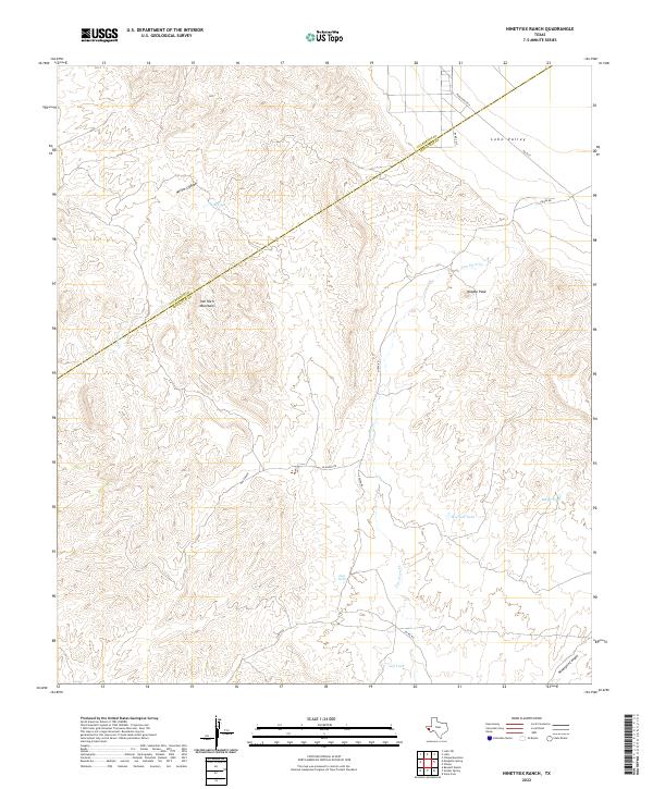 Ninetysix Ranch 2022 topographic map thumbnail