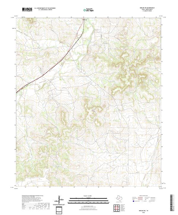 Noelke NE 2022 topographic map thumbnail