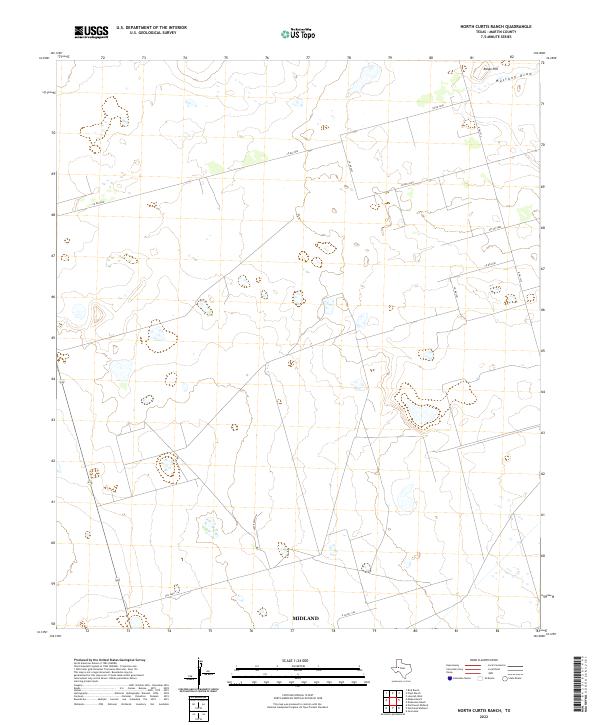 North Curtis Ranch topographic map thumbnail