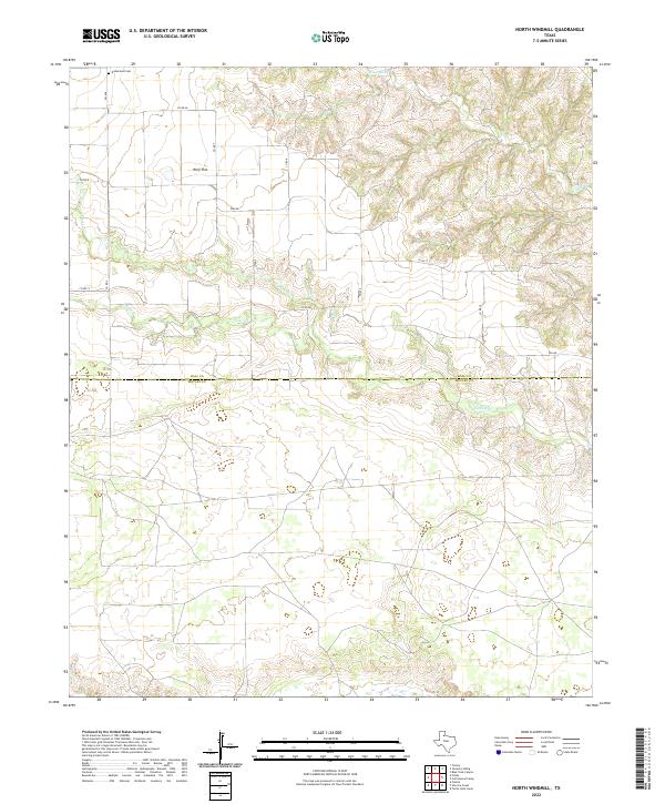 North Windmill topographic map thumbnail