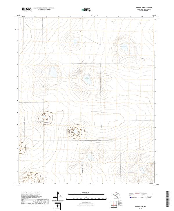 Norton Lake topographic map thumbnail