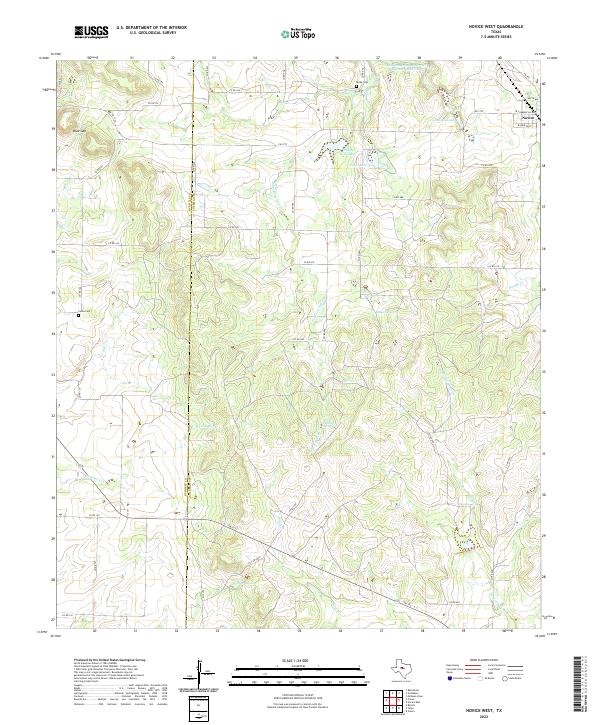Novice West topographic map thumbnail