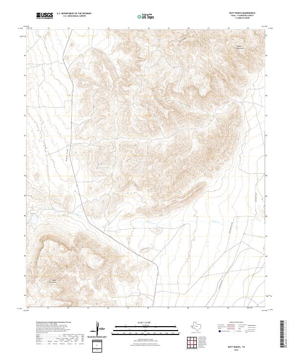 Nutt Ranch 2022 topographic map thumbnail
