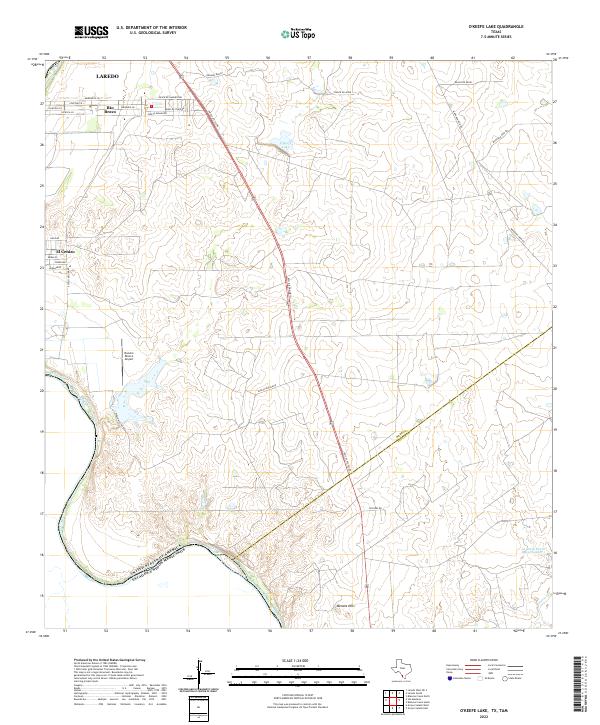 O'Keefe Lake topographic map thumbnail