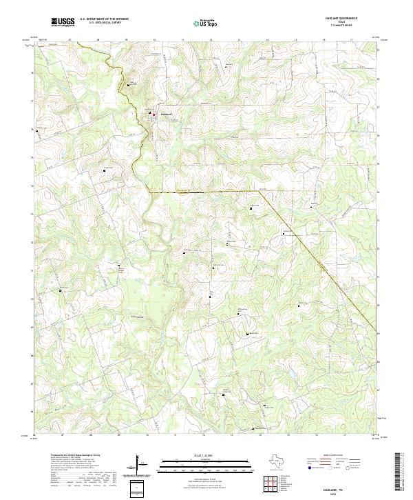 Oakland topographic map thumbnail