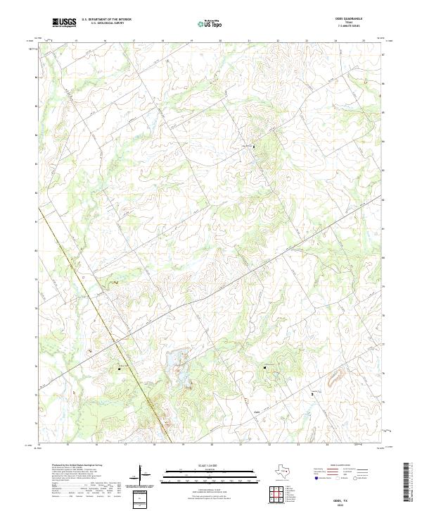 Odds topographic map thumbnail