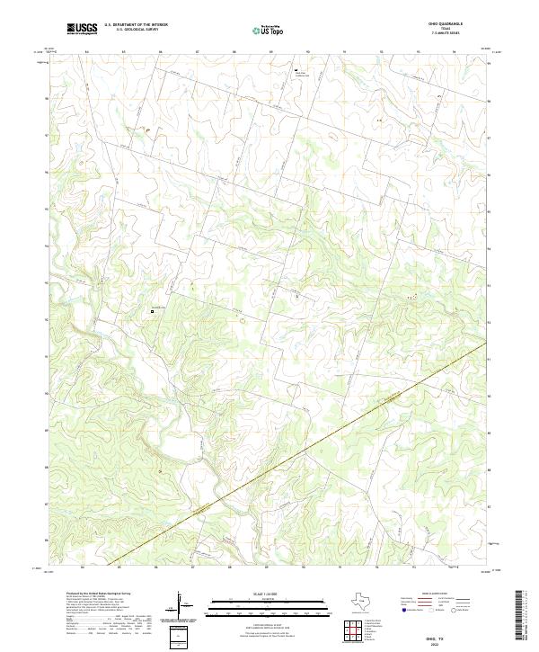 Ohio topographic map thumbnail
