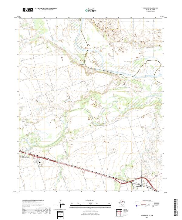 Oklaunion topographic map thumbnail