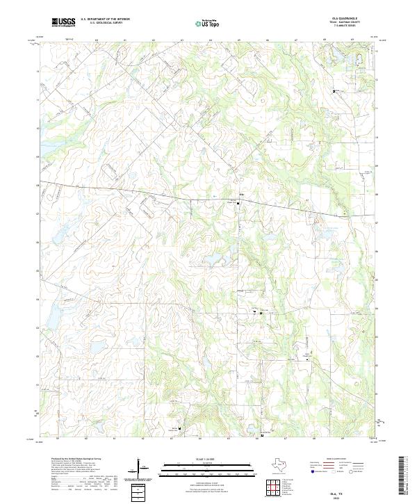 Ola topographic map thumbnail
