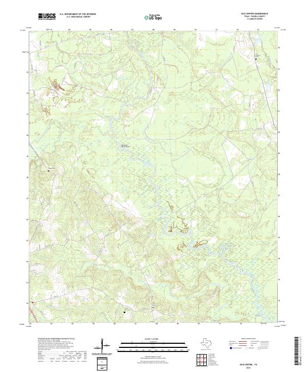 Old Center topographic map thumbnail