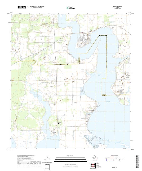 Olivia topographic map thumbnail