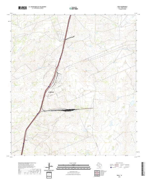 Orvil topographic map thumbnail