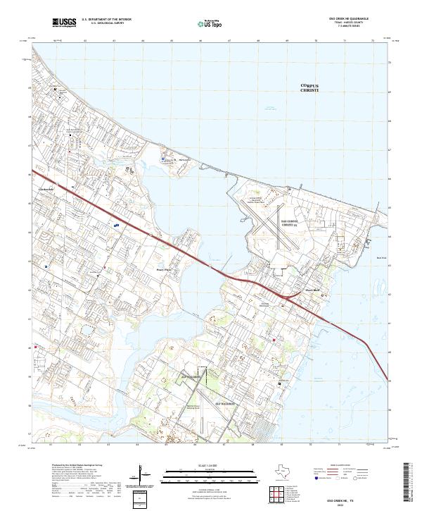 Oso Creek NE topographic map thumbnail