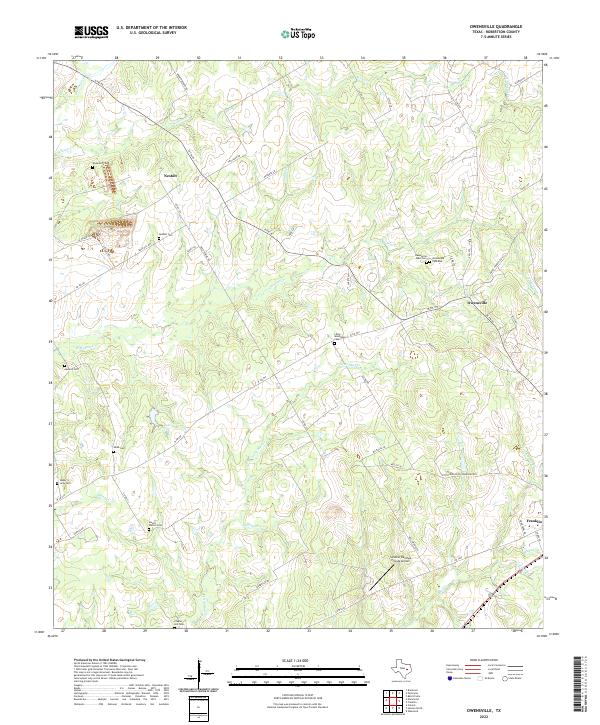 Owensville topographic map thumbnail