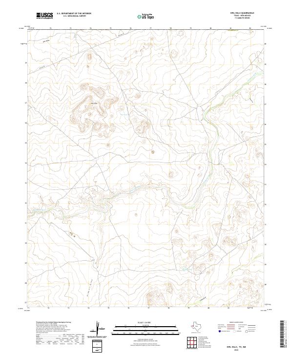 Owl Hills topographic map thumbnail