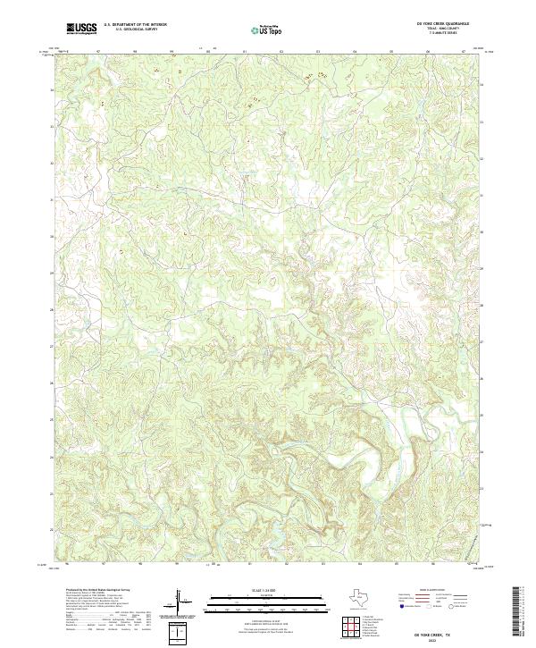 Ox Yoke Creek topographic map thumbnail