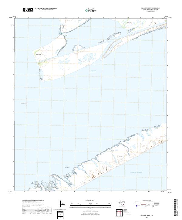 Palacios Point 2022 topographic map thumbnail