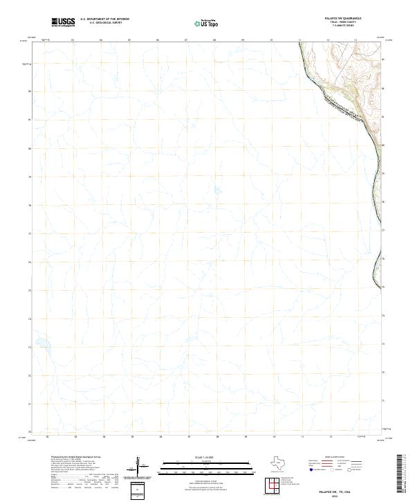 Palafox SW topographic map thumbnail