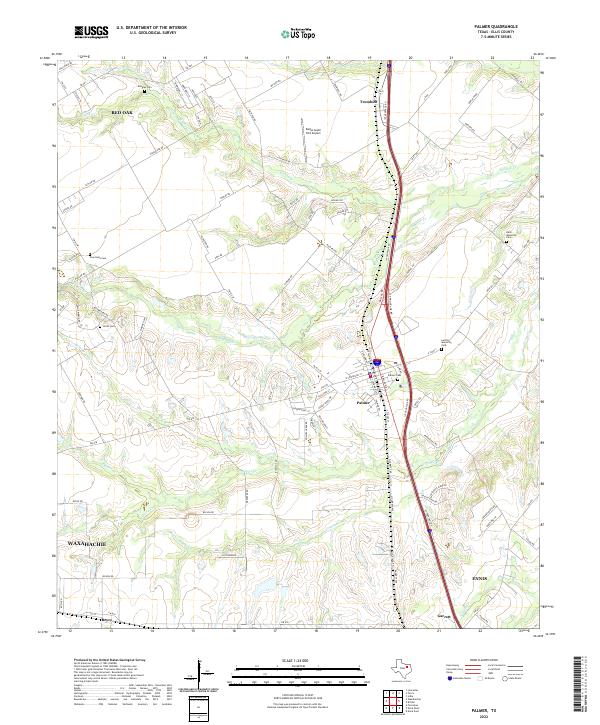 Palmer topographic map thumbnail