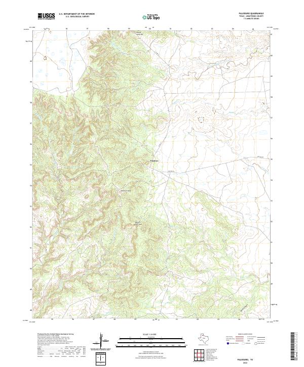 Paloduro 2022 topographic map thumbnail