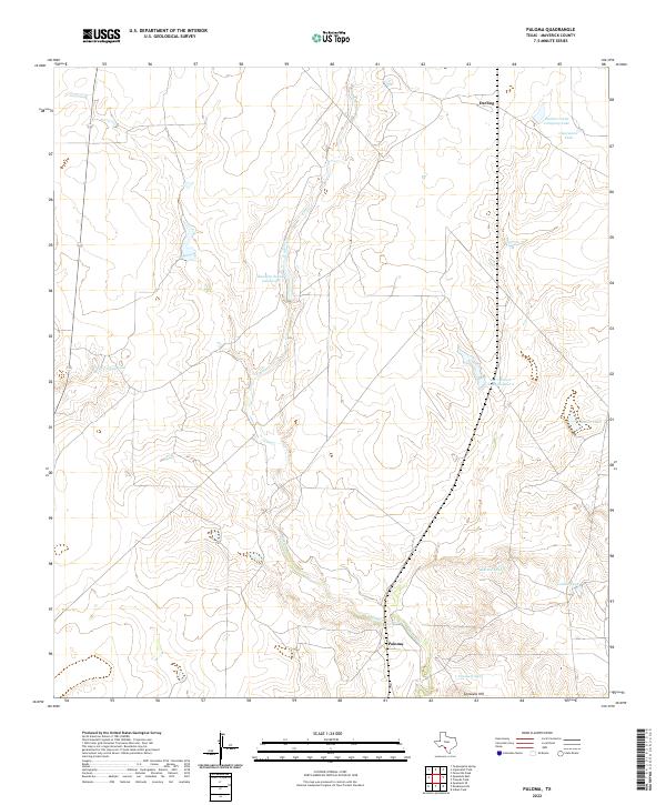 Paloma 2022 topographic map thumbnail