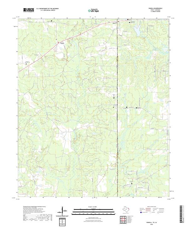 Panola topographic map thumbnail