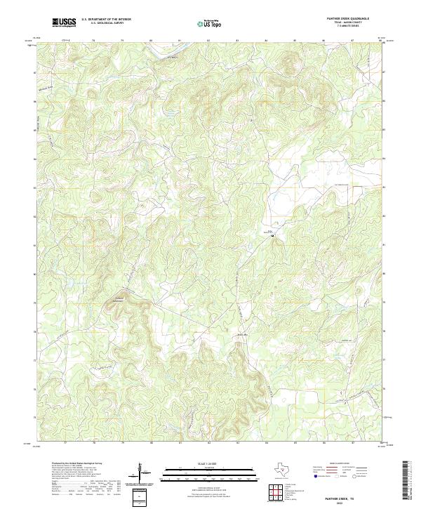 Panther Creek topographic map thumbnail
