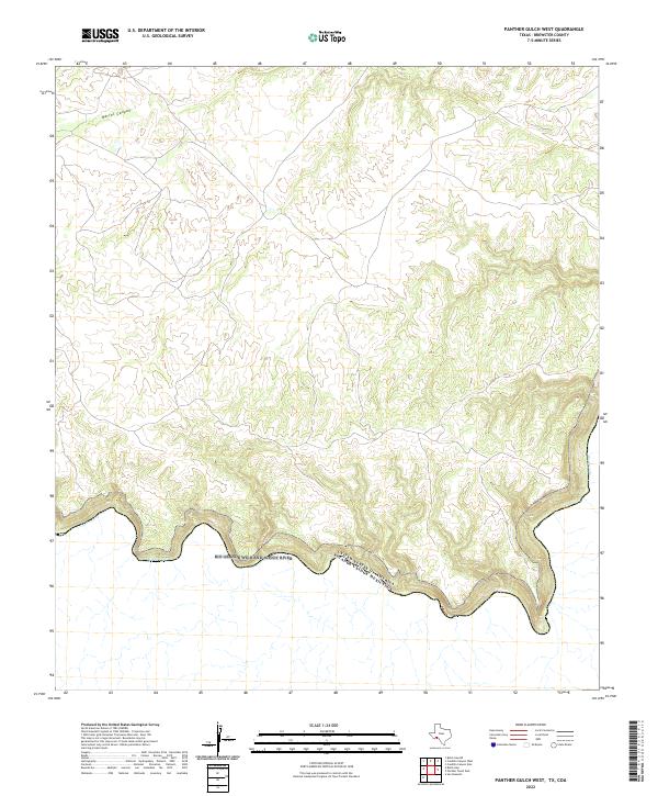 Panther Gulch West topographic map thumbnail