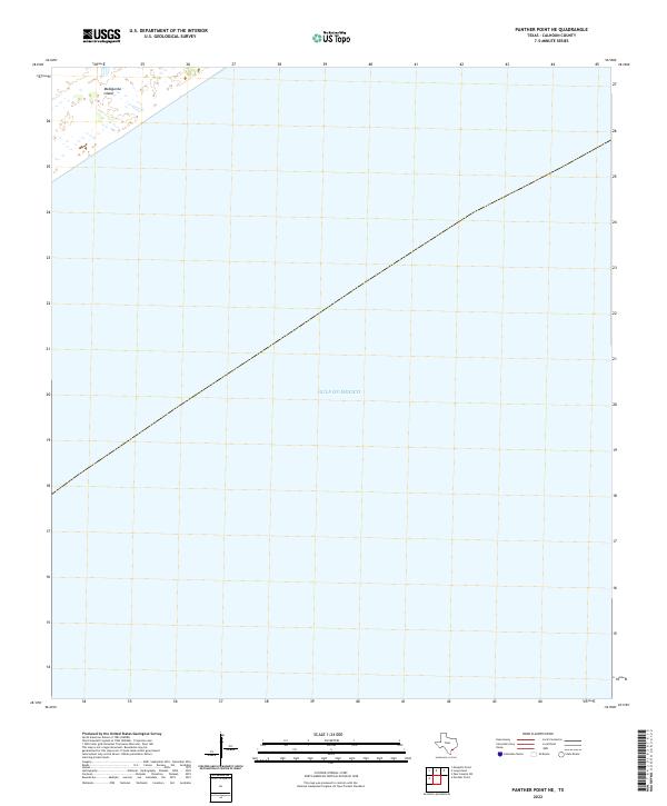Panther Point NE 2022 topographic map thumbnail
