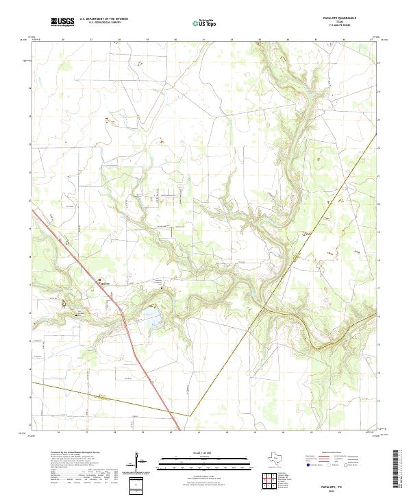 Papalote 2022 topographic map thumbnail