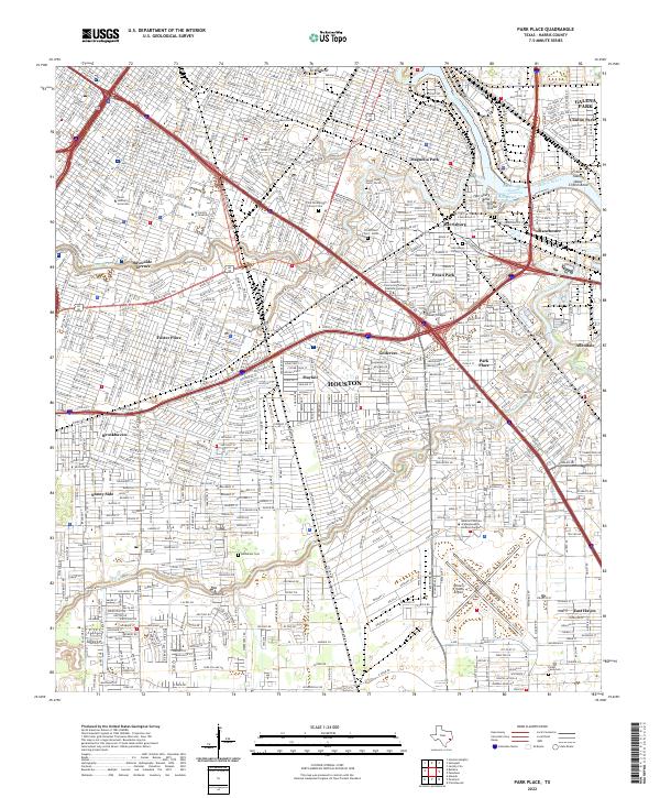 Park Place 2022 topographic map thumbnail